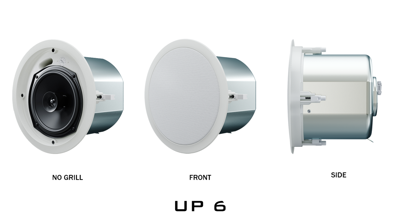 Optimal Up 6 - loa âm trần 6 inch với chất âm đỉnh cao và thiết kế kín đáo, mang lại trải nghiệm âm thanh đặc sắc cho các môi trường thương mại. Với hệ thống sửa chữa tích hợp và khả năng lựa chọn giữa 16 ohm và 70/100V, Up 6 là giải pháp linh hoạt cho không gian như quán bar, nhà hàng, và cửa hàng bán lẻ