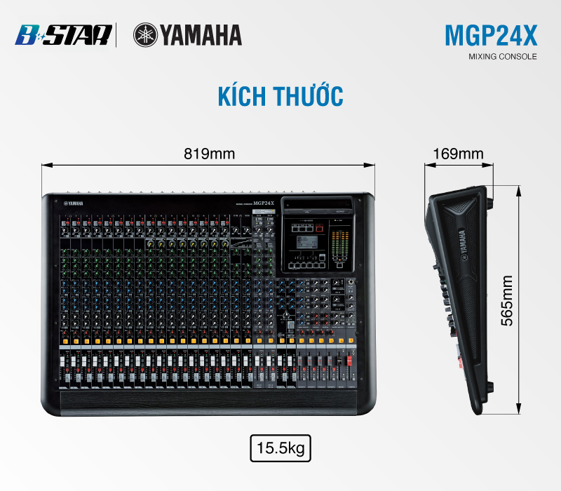 Khám phá sức mạnh và đa dạng của Mixer Yamaha MGP24X - một thiết bị mixer âm thanh chuyên nghiệp với công nghệ D-PRE độc đáo, Hybrid Channel Strip, và hiệu ứng âm thanh số đa dạng. Được thiết kế cho các ứng dụng sân khấu, studio, và nhiều hoạt động giải trí khác, MGP24X đem lại chất âm tốt và tính linh hoạt. Đọc đánh giá chi tiết và khám phá ứng dụng đa nhiệm của Mixer Yamaha MGP 24