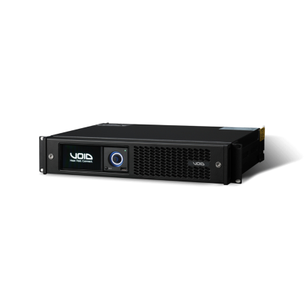 Mặt trước Bias Q3 với kết nối analog, AES3 và Dante/AES67